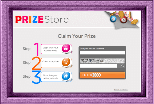 The Prize Store at 888ladies
