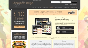 champers bingo mobile