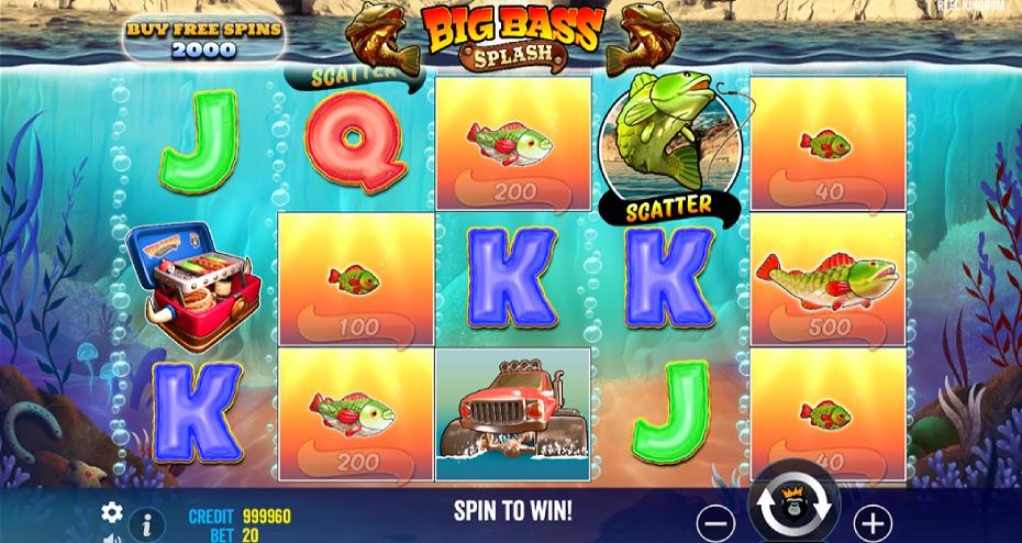 Big Bass Splash Slot gameplay