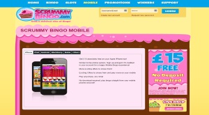 scrummy bingo mobile