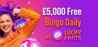 Lucky Pants Bingo Is Offering £5,000 of Free Bingo Every Day