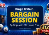 Play 1p Bingo Every Night with Bingo Britain’s Bargain Session
