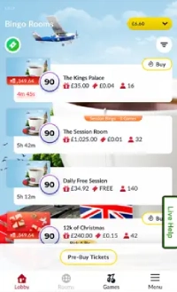 Bingo Britain mobile experience