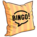 Bingo decoration pillow