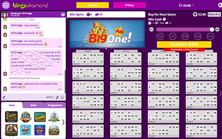 Five Days of Free Bingo at Bingo Diamond’s Newbie Room