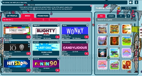 The Bingo Games at Blighty Bingo