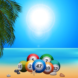 Beach themed bingo