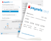 Paysafecard payment option