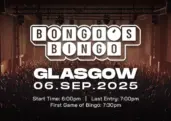 Bongo’s Bingo Is Coming to Glasgow on Saturday 6 September