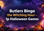 Play 1p Witching Hour Bingo at Butlers Bingo This October