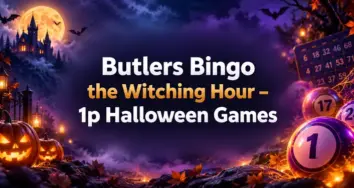 Play 1p Witching Hour Bingo at Butlers Bingo This October
