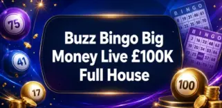 Play for a £100,000 Full House at Buzz Bingo