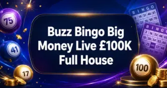 Buzz Bingo Big Money Live £100K Game – £115K in Prizes