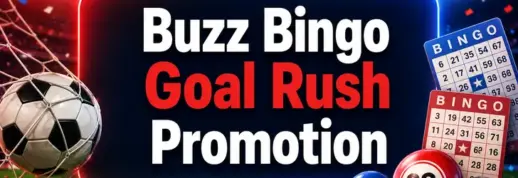 Buzz Bingo Goal Rush – £5K Full House & World Cup Jackpot