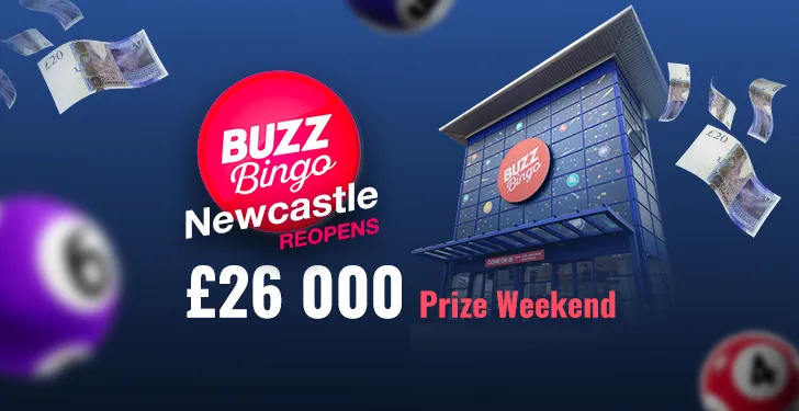 Buzz Bingo Newcastle Reopens with £26K Prize Weekend