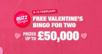 Free Valentine’s Game for Two at Buzz Bingo Clubs