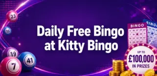 Play Daily Free Games for a Share of £100,000 at Kitty Bingo