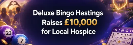 Deluxe Bingo Hastings Raises £10,000 for Local Hospice