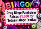 Drag Bingo Fundraiser Raises £1,600 for Totnes Fringe Festival