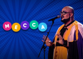 Acocks Green Mecca Bingo Club Surprised by Visit from Blue Alien and Drag Queen