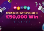 First Visit in Four Years Leads to £50K Win at Mecca Bingo