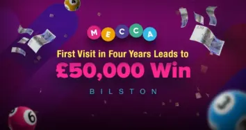First Visit in Four Years Leads to £50K Win at Mecca Bingo