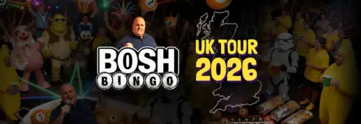 Food Vlogger Big John Announces 2026 Bosh Bingo UK Tour