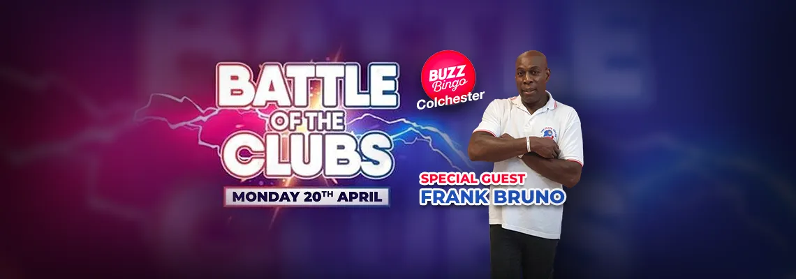 Frank Bruno to Star in Buzz Bingo Battle of the Clubs