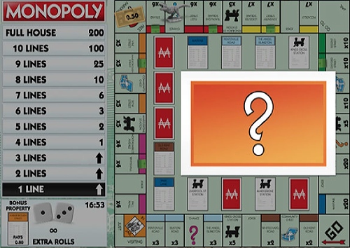 Monopoly Slingo lines