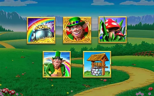 Slingo Rainbow Riches symbols