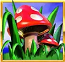 Gold Frame Mushroom symbol