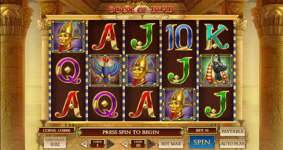 Book of Dead Slot gameplay