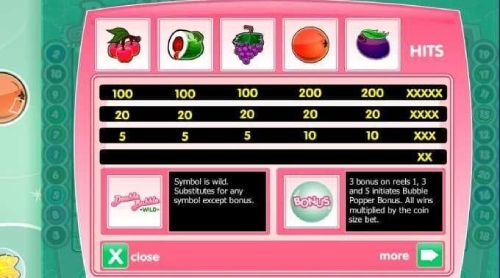 Double Bubble Slot Wild