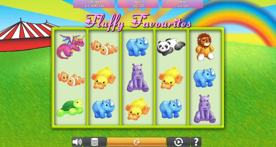 Fluffy Favourites Slot gameplay