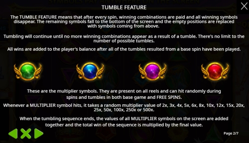 Gates of Olympus Slot Tumble Feature