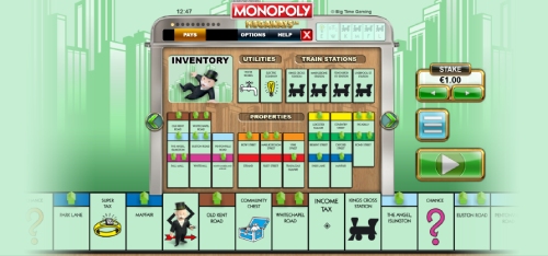 Monopoly Megaways Slot Paylines