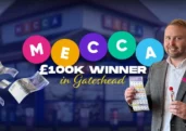 Gateshead Bingo Player Wins £100K from £2 Ticket