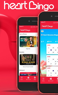 Heart Bingo mobile experience