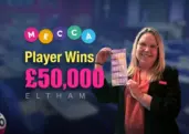 Player Wins £50K Bingo Jackpot at Eltham Mecca Bingo