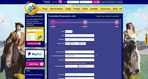 Open a new account at Gala