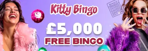 Play 5000 Pounds Free Bingo Every Day at Kitty Bingo