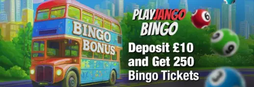 Play Jango Welcome Offer – Claim 250 Bingo Tickets