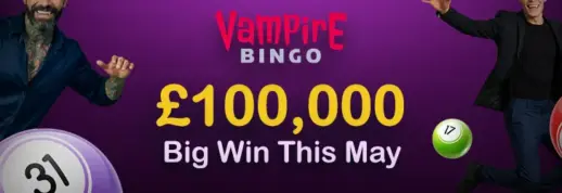 Vampire Bingo – Win Your Share of £100,000 Big Game